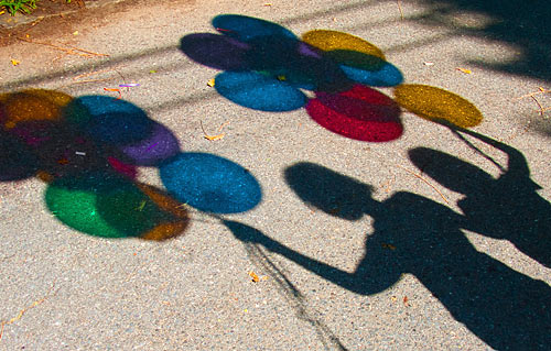 Photo: balloon shadows