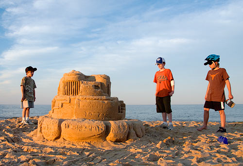 photo: sand castle, Rehoboth Beach Delaware