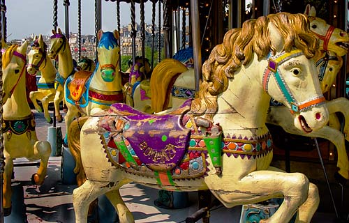 Horses on Merry-Go-Round