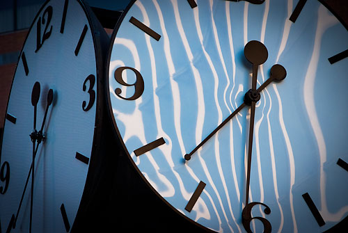 Clocks, downtown Wilmington, Delaware