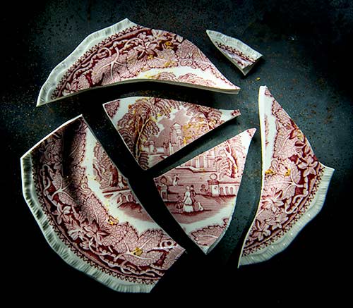 broken plate broken plate