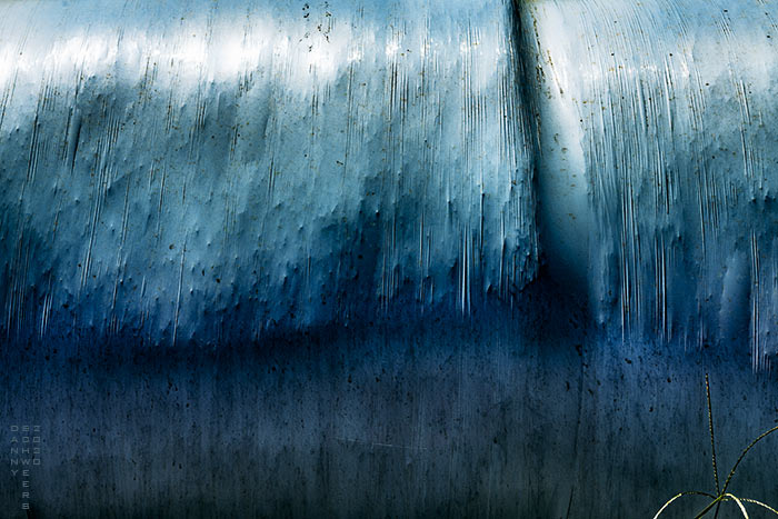 Photograph of plastic-wrapped hay bales in Lancaster County, Pennsylvania by Danny N. Schweers