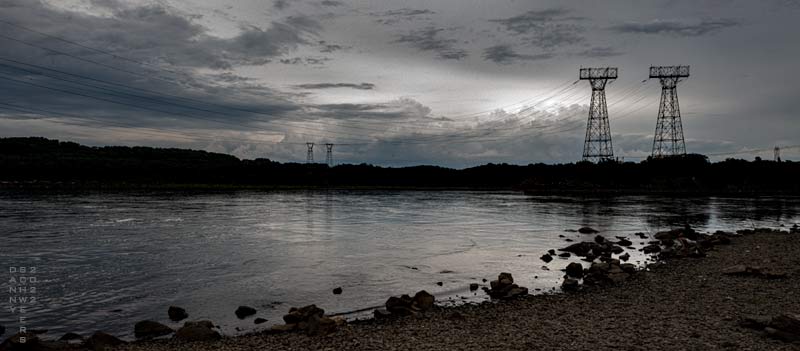 Susquehanna River just downstream from Conowingo Dam